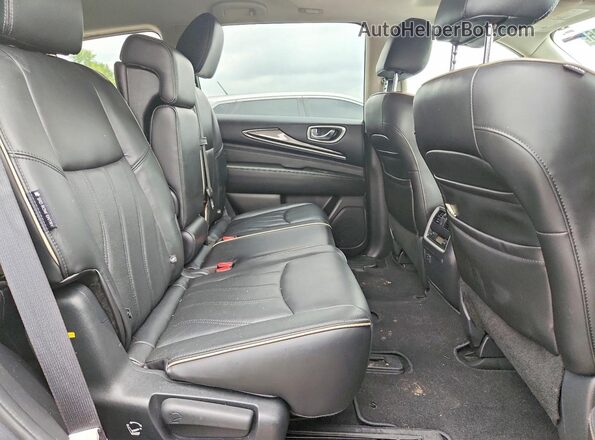 5N1DL0MM8JC526877 2018 INFINITI QX60 Gray Vista de los asientos traseros