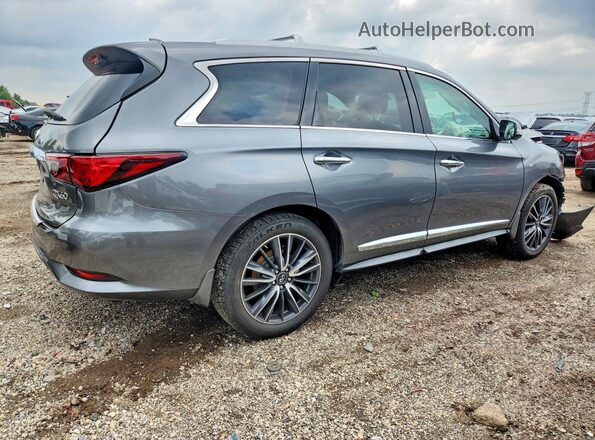 5N1DL0MM8JC526877 2018 INFINITI QX60 Gray Trasero derecho
