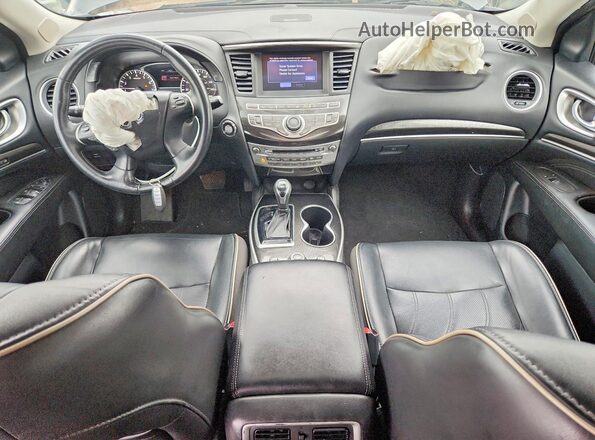 5N1DL0MM8JC526877 2018 INFINITI QX60 Gray Vista del salpicadero