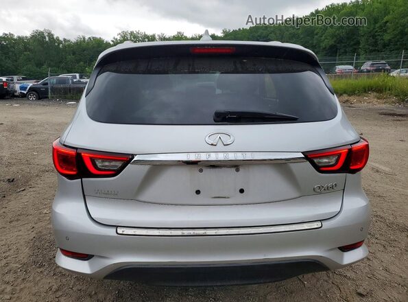 5N1DL0MM8JC527463 2018 INFINITI QX60 Silver Հետևի տեսք