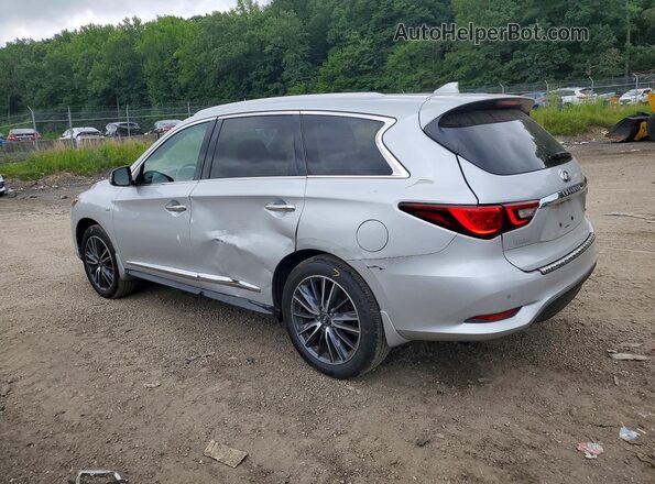 5N1DL0MM8JC527463 2018 INFINITI QX60 Silver Հետևի ձախ