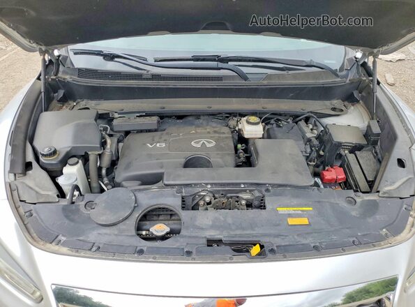 5N1DL0MM8JC527463 2018 INFINITI QX60 Silver Շարժիչի բաժամունքի տեսք