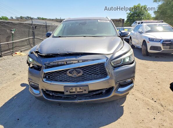 5N1DL0MM8KC521583 2019 INFINITI QX60 Gray Դիմացի տեսք