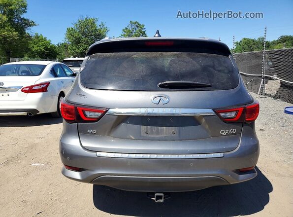 5N1DL0MM8KC521583 2019 INFINITI QX60 Gray Հետևի տեսք