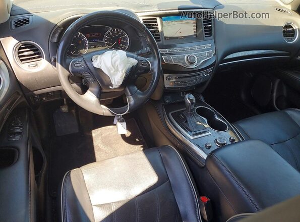 5N1DL0MM8KC521583 2019 INFINITI QX60 Gray Առջևի վահանակի տեսք