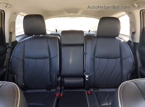 5N1DL0MM8KC521583 2019 INFINITI QX60 Gray Հետևի նստատեղերի տեսք