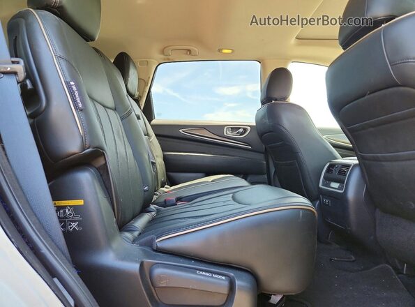 5N1DL0MM8LC502999 2020 INFINITI QX60 White Սալոնի հետևի տեսք