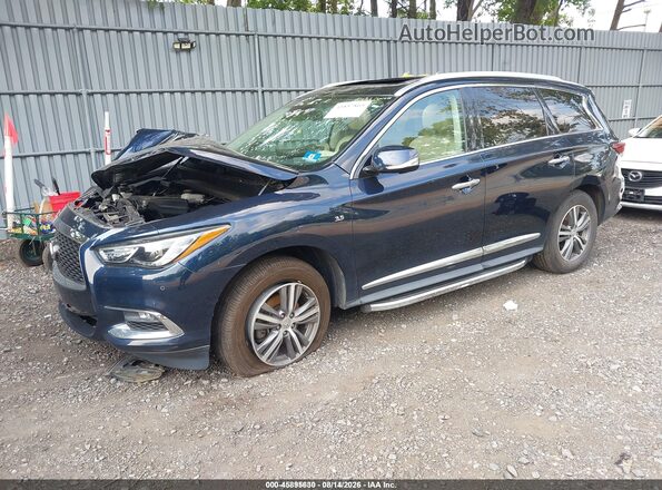 5N1DL0MM8LC516014 2020 INFINITI QX60 Dark Blue Передня ліва чверть