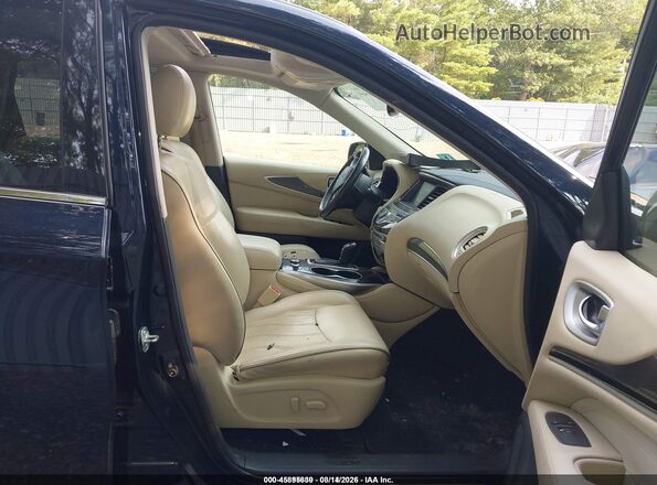 5N1DL0MM8LC516014 2020 INFINITI QX60 Dark Blue Вид салону спереду