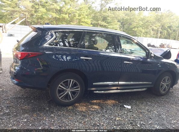 5N1DL0MM8LC516014 2020 INFINITI QX60 Dark Blue Вид задньої частини салону