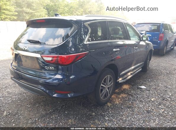 5N1DL0MM8LC516014 2020 INFINITI QX60 Dark Blue Задня права чверть