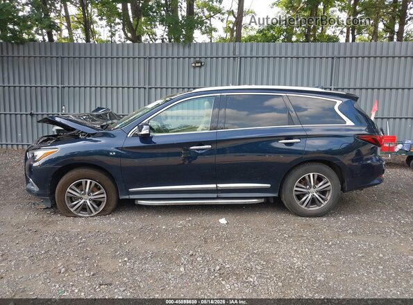5N1DL0MM8LC516014 2020 INFINITI QX60 Dark Blue Панорамний вид салону 360°