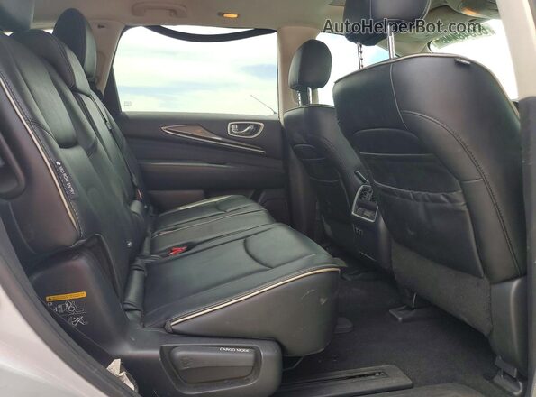 5N1DL0MM8LC526073 2020 INFINITI QX60 Silver Widok wnętrza z tyłu