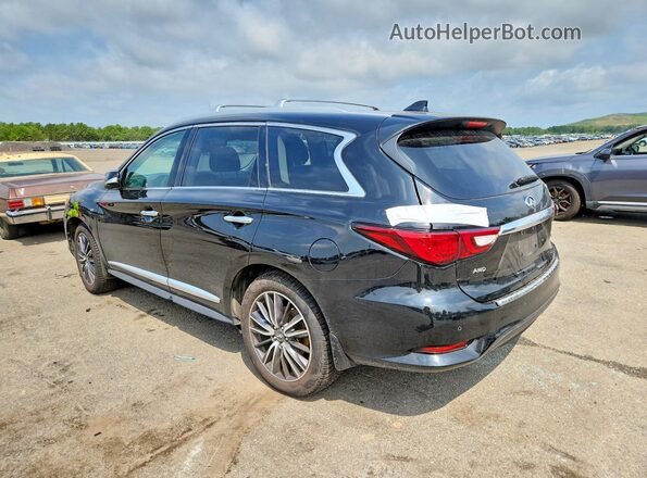 5N1DL0MM8LC535131 2020 INFINITI QX60 Black Հետևի ձախ
