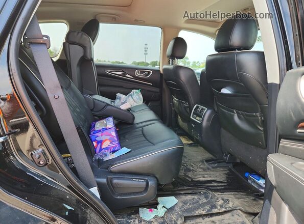 5N1DL0MM8LC535131 2020 INFINITI QX60 Black Սալոնի հետևի տեսք