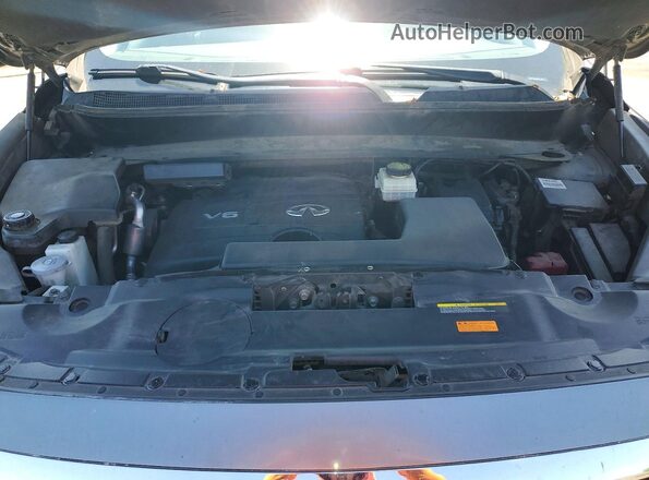 5N1DL0MM9HC501884 2017 INFINITI QX60 Gray Engine compartment view