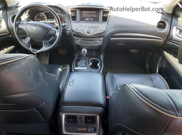 5N1DL0MM9HC501884 2017 INFINITI QX60 Gray Dashboard view