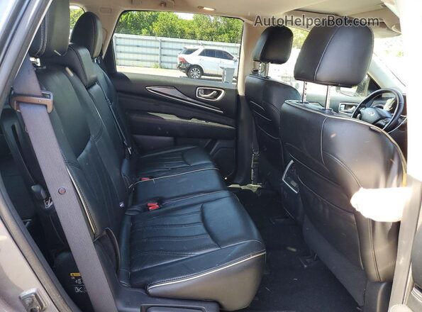 5N1DL0MM9HC501884 2017 INFINITI QX60 Gray Rear interior view