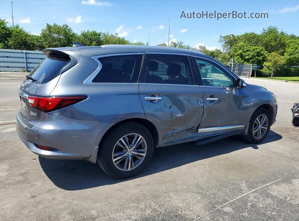 5N1DL0MM9HC501884 2017 INFINITI QX60 Gray Rear right