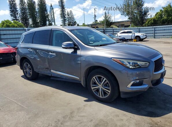 5N1DL0MM9HC501884 2017 INFINITI QX60 Gray Front right