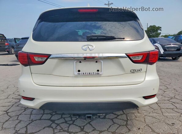 5N1DL0MM9HC519429 2017 INFINITI QX60 White Հետևի տեսք