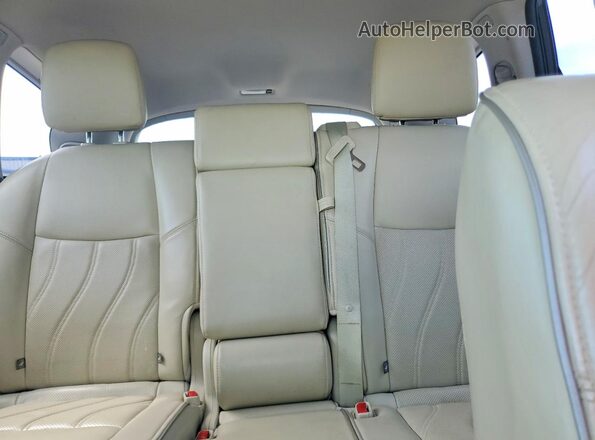 5N1DL0MM9HC519429 2017 INFINITI QX60 White Հետևի նստատեղերի տեսք