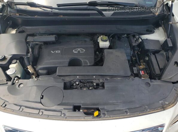 5N1DL0MM9HC519429 2017 INFINITI QX60 White Շարժիչի բաժամունքի տեսք