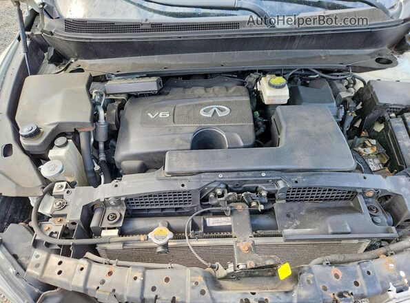 5N1DL0MM9HC527434 2017 INFINITI QX60 White Widok komory silnika