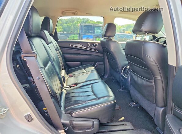 5N1DL0MM9HC549949 2017 INFINITI QX60 Серебряный Вид задних сидений