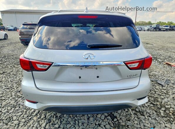 5N1DL0MM9HC549949 2017 INFINITI QX60 Серебряный Вид сзади