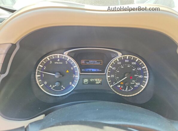 5N1DL0MM9JC508128 2018 INFINITI QX60 White Instrument cluster view