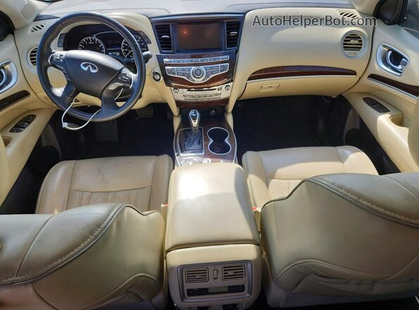 5N1DL0MM9JC508128 2018 INFINITI QX60 White Dashboard view