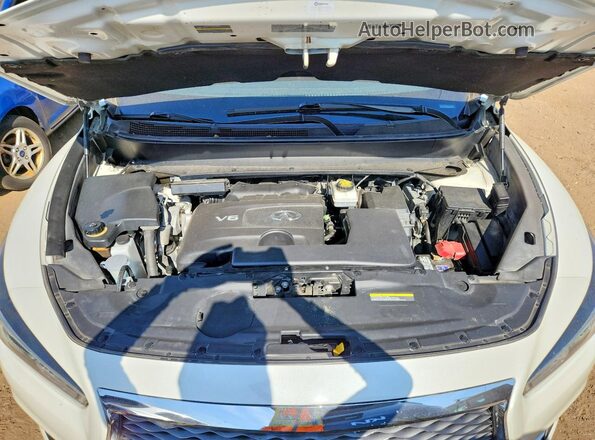 5N1DL0MM9JC508128 2018 INFINITI QX60 White Rear interior view