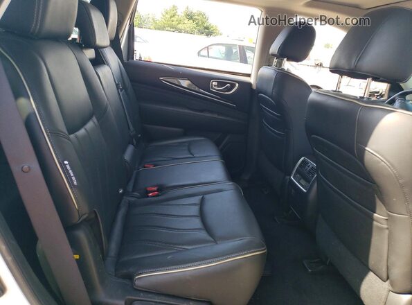 5N1DL0MM9JC526998 2018 INFINITI QX60 White Вид задньої частини салону