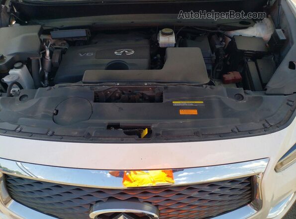 5N1DL0MM9JC526998 2018 INFINITI QX60 White Вид підкапотного простору