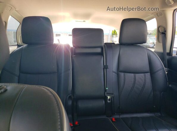 5N1DL0MM9JC526998 2018 INFINITI QX60 White Вид задніх сидінь