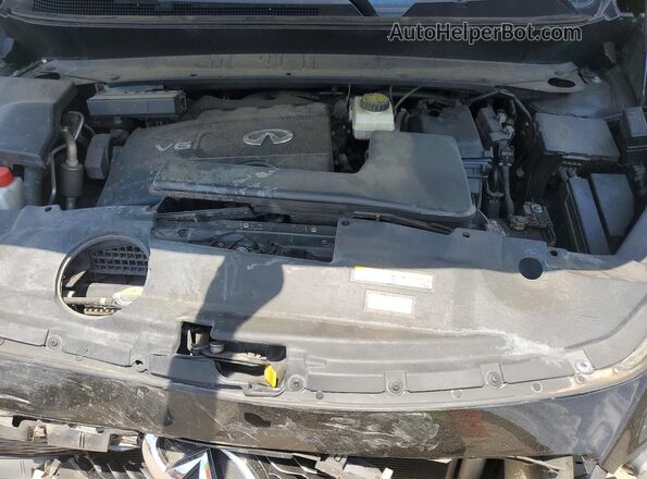 5N1DL0MM9JC530792 2018 INFINITI QX60 Black Rear interior view