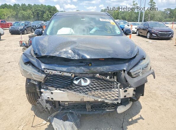 5N1DL0MM9JC530792 2018 INFINITI QX60 Black Front view
