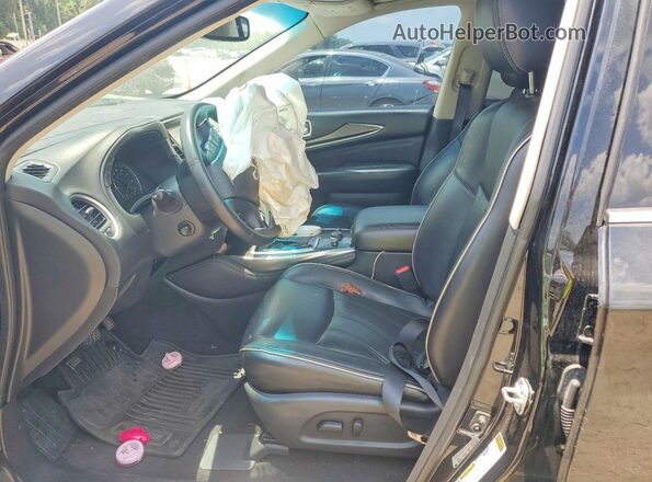 5N1DL0MM9JC530792 2018 INFINITI QX60 Black Front interior view