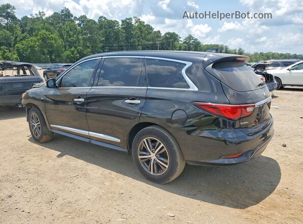 5N1DL0MM9JC530792 2018 INFINITI QX60 Black Rear left