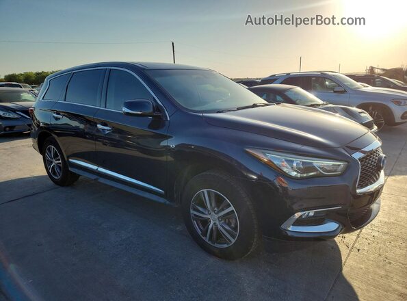 5N1DL0MM9JC533384 2018 INFINITI QX60 Blue Delantero derecho