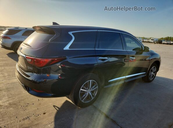 5N1DL0MM9JC533384 2018 INFINITI QX60 Blue Trasero derecho