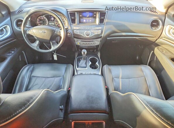 5N1DL0MM9JC533384 2018 INFINITI QX60 Blue Vista del salpicadero