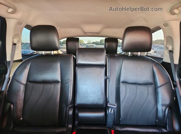 5N1DL0MM9JC533384 2018 INFINITI QX60 Blue Vista de los asientos traseros