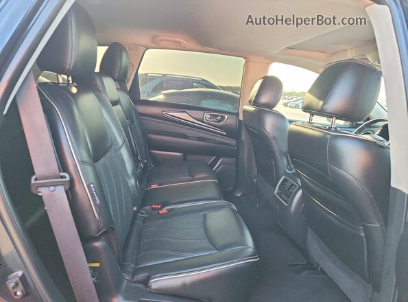 5N1DL0MM9JC533384 2018 INFINITI QX60 Blue Vista interior trasera