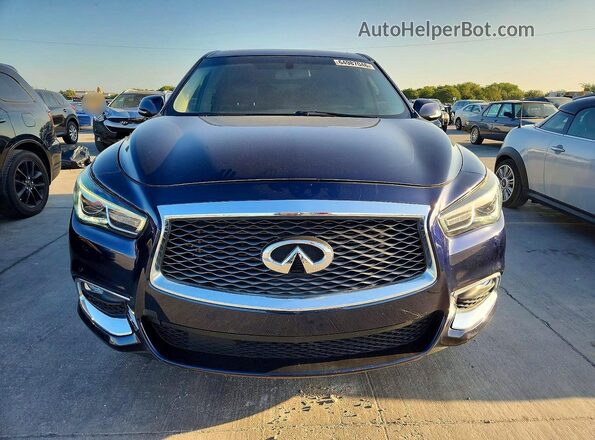 5N1DL0MM9JC533384 2018 INFINITI QX60 Blue Vista frontal