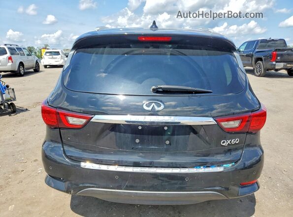 5N1DL0MM9KC500922 2019 INFINITI QX60 Black უკანა ხედი