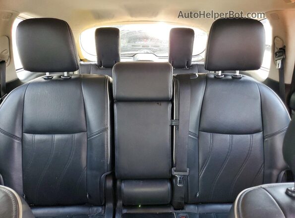 5N1DL0MM9KC500922 2019 INFINITI QX60 Black უკანა სავარძლების ხედი