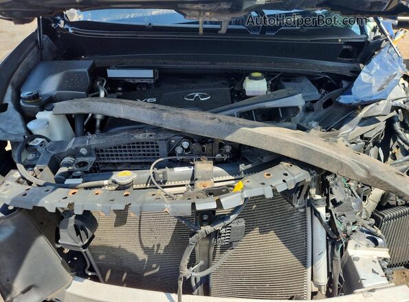 5N1DL0MM9KC510432 2019 INFINITI QX60 Blue Rear interior view