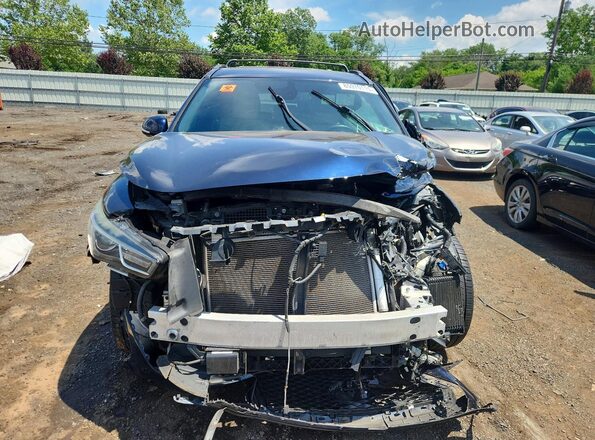 5N1DL0MM9KC510432 2019 INFINITI QX60 Blue Front view